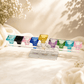 Hanukkiah – Halo Crystal Hanukkah Menorah | Colorful or Clear Crystal Edition