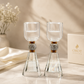 Candlesticks - Crystal Shabbat & Yom Tov Candlesticks | Crystal Bead Design