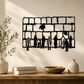 Kotel Metal Wall Hanging – Black Western Wall Metal Wall Art for Jewish Home Décor
