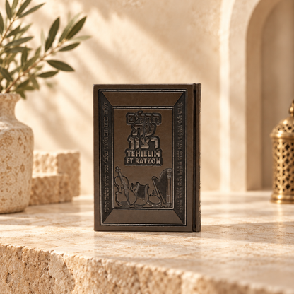 Tehillim – Hebrew & English Side-by-Side Psalms | Elegant Edition | Name Embossed