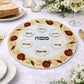 Passover Seder Plate - Red & Gold Pomegranate - Orot Judaica