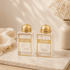 Salt Set - Crystal “Shabbat Kodesh” Gold