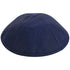 Dark Blue Silk-Linen Kippah - Size 2 - Orot Judaica