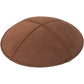 Brown Leather Kippah - Artman Style