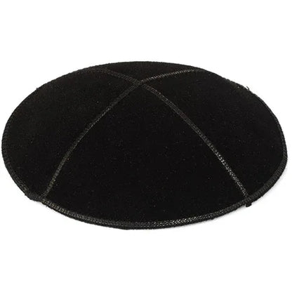 Black Leather Kippah - Artman Style - Orot Judaica
