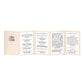 Simanim – Hebrew Rosh Hashanah Simanim Card with Birkat Hamazon, Kiddush & Sheva Brachot | Folding Pocket Edition