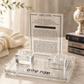 Candlesticks – Acrylic Shabbat & Yom Tov Candle Lighting Set with Hebrew & English Prayer | Complete Shabbat Set