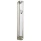Mezuzah Case – Clear Plastic Mezuzah with Rubber Cap | Fits 4.7" Klaf