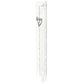 Clear Plastic Mezuzah Case - Rubber/Screw Cap - Orot Judaica