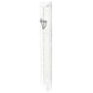 Mezuzah Case – Clear Plastic Mezuzah with Screw Cap | Fits 4.7" Klaf