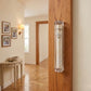 Mezuzah Case – Clear Plastic Mezuzah with Gold or Silver Shin | Fits 5.9" Klaf