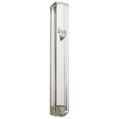 Clear Plastic Mezuzah Case - Waterproof with no holes - Orot Judaica