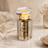 Besamim – Crystal Havdalah Spice Holder with Gold Plaque | Includes Besamim
