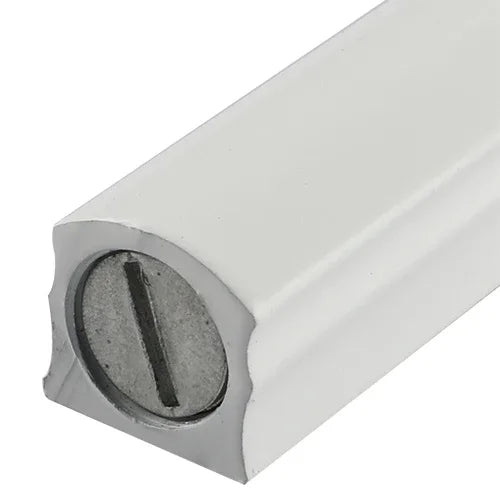 White Aluminum Mezuzah Case - Waterproof - Orot Judaica