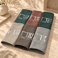 Challah Cover – Linen Shabbat & Yom Tov Challah Cover | Gold & Silver Hebrew Design