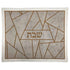 Challah Cover - Geometric Triangles Taupe & Bronze - Orot Judaica