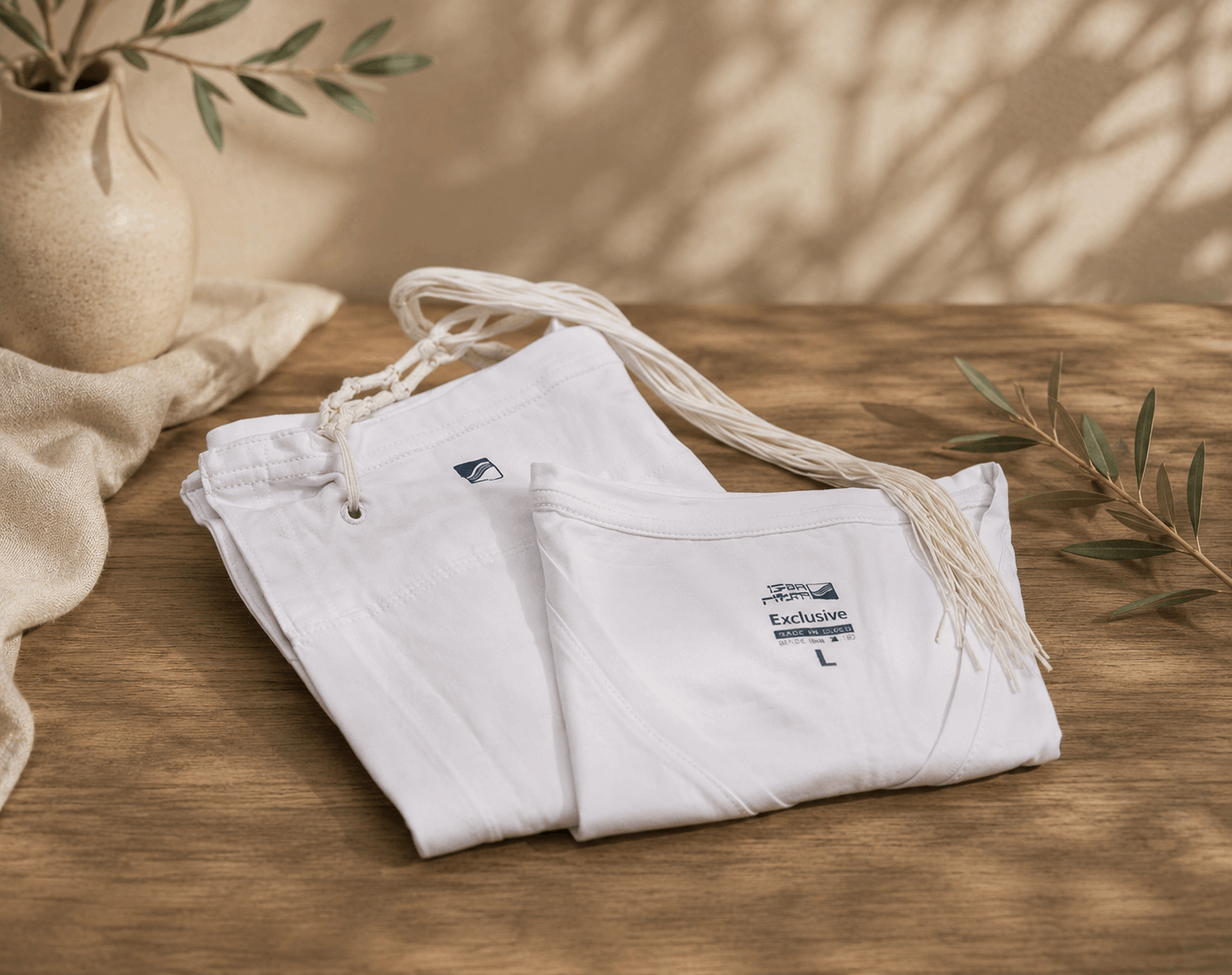 Tzitzit Undershirt - 100% Cotton Exclusive by Mishkan HaTchelet