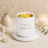 Kiddush Cup with Saucer - Modern Stone Finish
