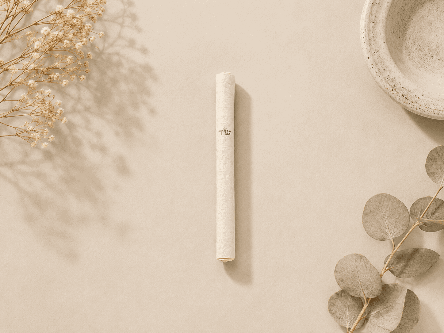Mezuzah Klaf - Sephardic Kosher Mehudar Handwritten by a Certified Sofer Stam