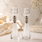 Candlesticks - Crystal Shabbat & Yom Tov Candlesticks | Crystal Bead Design
