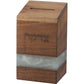 Tzedakah Box – Solid Wood & White Epoxy Charity Box | Wall Mounted Modern Judaica