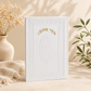 Shtar Ketubah - Luxury White Faux Leather with Gold Embossing