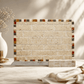 Challah Tray with Knife - Luxury Marble
