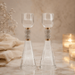 Candlesticks - Crystal Shabbat & Yom Tov Candlesticks | Crystal Bead Design
