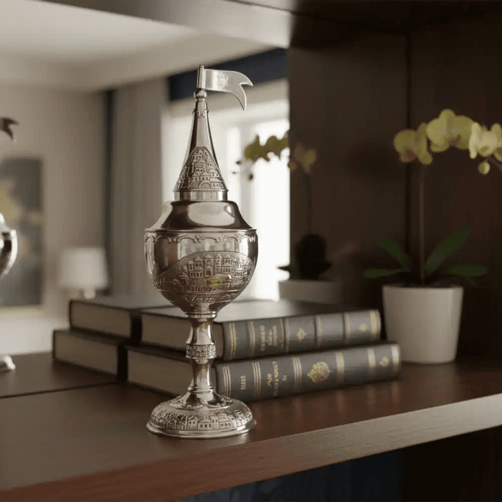 Besamim Holder - Silver-Style Luxury Havdalah