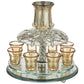 Rotating Crystal Wine Distributor - Gold Edition (8 Cups)