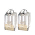 Salt Shaker Set - Crystal Jerusalem Design - Orot Judaica
