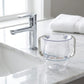 Netilat Yadayim Washing Cup - Acrylic with Silver Handles