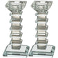 Shabbat Candlesticks Set - Crystal Elegant Luxury Design