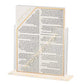 Birkat Hamazon Bencher Stand - Acrylic Gold Edition