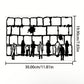 Kotel Metal Wall Hanging – Black Western Wall Metal Wall Art for Jewish Home Décor