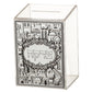 Tzedakah Box – Acrylic Jerusalem Charity Box with Silver Plaque | Wall Mounted Judaica