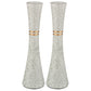 Shabbat Candlesticks - Luxury Polymer Stone Look Set