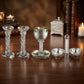 Crystal Shabbat Set with Kiddush Cup, Candlesticks & Salt Cellars