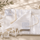 Tallit Tashbetz Silver - 100% Rehelim Wool - Mishkan HaTchelet