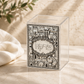 Tzedakah Box – Acrylic Jerusalem Charity Box with Silver Plaque | Wall Mounted Judaica