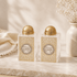 Salt Set - Crystal Filigree Gold & Silver “Shabbat Kodesh”