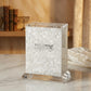 Luxury Acrylic Tzedakah Box – Clear Jewish Charity Box with Magnetic Lid