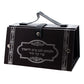 Etrog Box - Faux Leather Silver Design