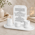 Havdalah Set – Polymer Concrete Havdalah Set with Hebrew Havdalah Prayer | Edot HaMizrach