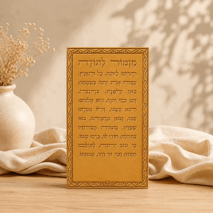Mizmor LeTodah Magnet - Faux Leather