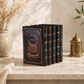 Machzor Set – Royal Genuine Leather Hebrew Machzorim | Miller Beit Tefillah | Name Embossing
