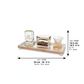 Havdalah Set – Luxury Crystal Havdalah Set with Tray, Kiddush Cup, Candle Holder & Besamim Box