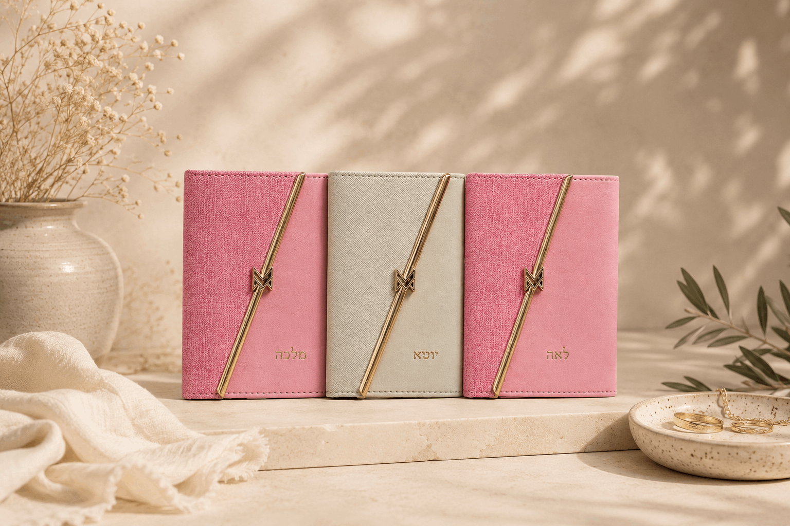 Luxury Pocket Siddur with Gold Magnetic Clasp – Model 2026