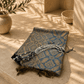 Tallit – Luxury Patterned Jewish Prayer Shawl with Tekhelet Tzitzit | Blue & Gold or Gray & White