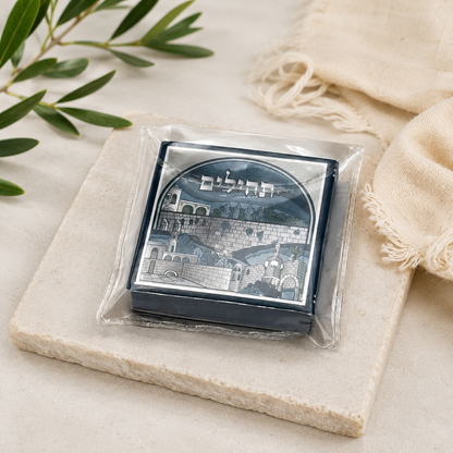 Tehillim – Mini Pocket Hebrew Tehillim Book | Jerusalem Cover for Protection & Travel